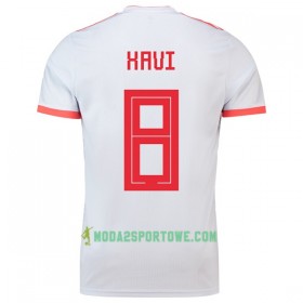 Koszulka Hiszpania Xavi 8 Mistrzostwa Świata 2018 Wyjazdowe Stroje Piłkarskie